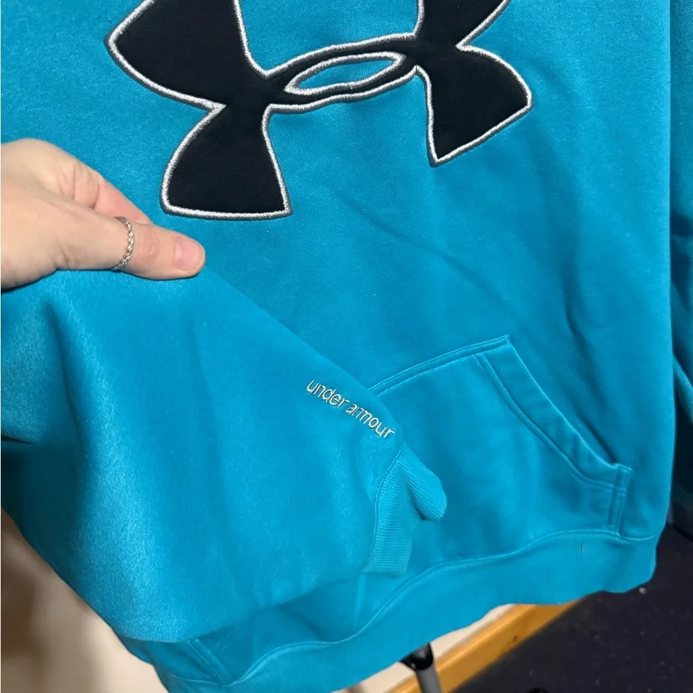 Under Armour Teal Hoodie‎ with Logo